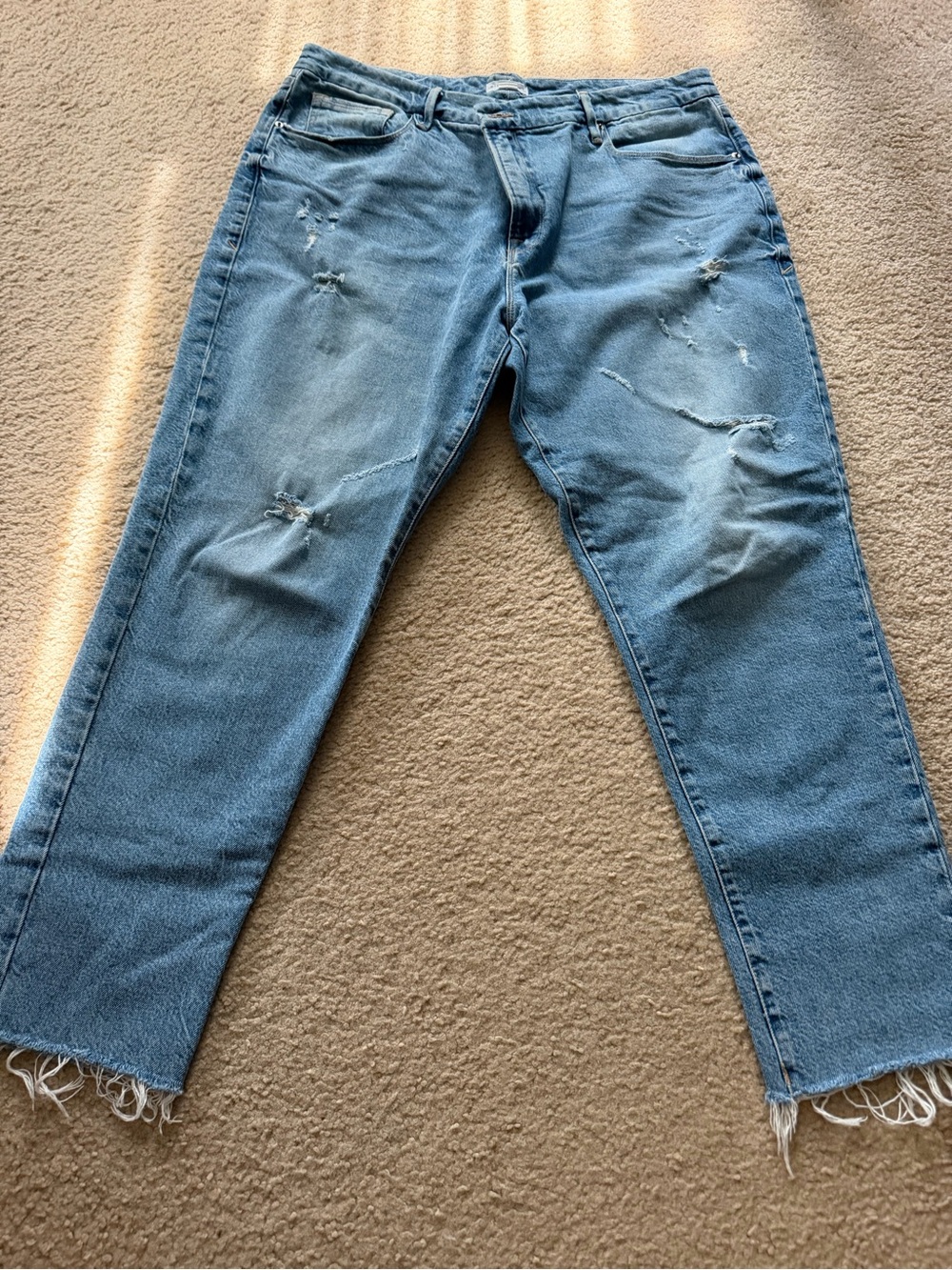 Good American Distressed Jeans